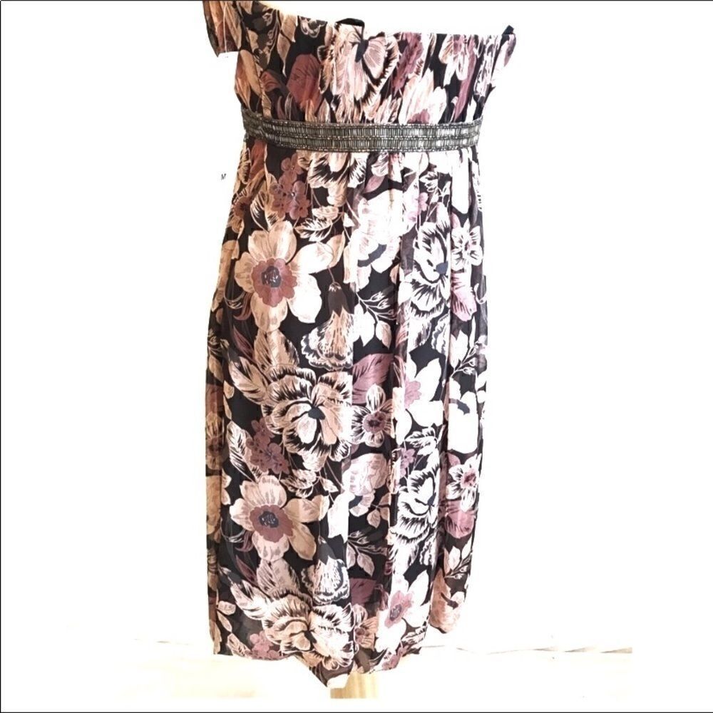 NWT Maria Bianca Nero Silk Cocktail Dress - Picture 3 of 8